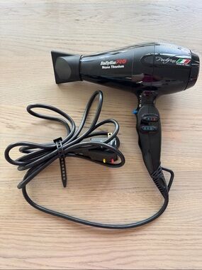 BaBylissPRO Nano Titanium Black Professional Hair Dryer